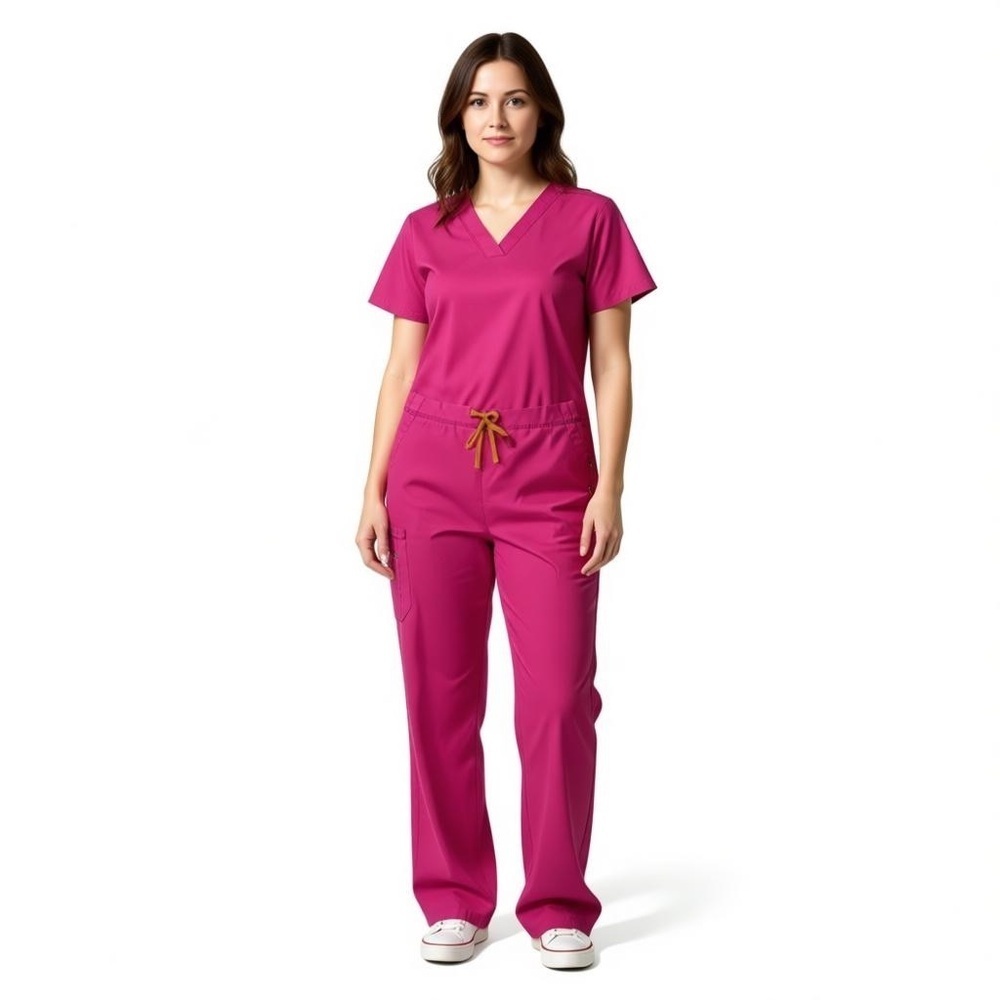 Carhartt WOMEN'S V-NECK SCRUB TOP and PANTS size L - Picture 2 of 16